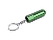 Aluminum Acorn Tuner Lug Nut Style Keychain Green