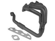 For 95 99 Mitsubishi Eclipse 4 1 Design 2 PC Stainless Steel Exhaust Header Kit Black Ceramic Coated NT 1 Gen 96 97 98