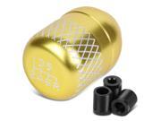 Universal 6 Speed Gold Anodized Aluminum Netted Racing Shift Knob