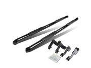 BLACK 3 SIDE STEP NERF BAR RUNNING BOARD FOR 05 16 TOYOTA TACOMA EXT ACCESS CAB