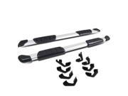 For 07 16 Toyota Tundra 2nd Gen Crewmax Pair of 5.25 Brushed OE Style Side Nerf Step Bar Running Boards 11 12 13 14 15