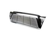 FOR 05 10 Toyota Tacoma ABS Plastic Sport Front Upper Bumper Grille Chrome 2nd Gen Pre Facelift 06 07 08 09