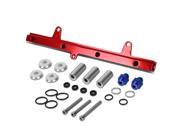 For 89 94 Nissan 240SX Top Feed High Flow Fuel Injector Rail Kit Red S13 SR20DET 90 91 92 93