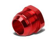 16AN AN 16 1 Flare Bolt Aluminum Anodized Nut Plug Lock Fitting Adapter Red