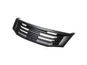 For 08 10 Honda Accord 4DR Mu Style ABS Plastic Front Grille Black 8th Gen CP CS Pre Facelift 09