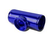 2.5 Turbo Blow Off Valve Aluminum Flange Adapter Pipe for Type SQV BOV Blue