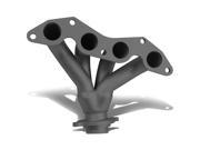 For 01 05 Civic 4 1 Design Stainless Steel Exhaust Header Kit Black Ceramic Coated 7 Gen EM ES D17A2 Engine 02 03 04