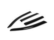 For 07 12 Dodge Caliber SRT 4pcs Window Vent Visor Deflector Rain Guard Dark Smoke 08 09 10 11