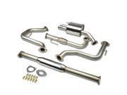 For 05 10 SAAB 9 3 Catback Exhaust System With 2.5 Dual Tip Muffler 06 07 08 09