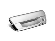 For 04 12 Chevy Colorado GMC Canyon GMT355 Tail Gate Exterior Door Handle Cover with Keyhole Chrome 06 07 08 09 10 11