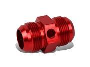 16AN AN16 AN 16 Flare Union 1 8 NPT Side Port Aluminum Finish Fitting Adapter Red