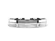 FRONT BUMPER CHROME VERTICLE GRILLE GUARD FOR 94 00 CHEVY C10 C K TAHOE BLAZER