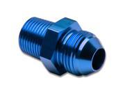 8AN Anodized T 6061 Aluminum Blue Straight Oil Line Fitting Adapter 3 8 18 UNF