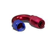 10AN 180 Degree Swivel Fuel Line Hose Flare Union Adapter With Reusable End