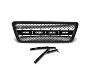BLACK ABS SQUARED MESH FRONT UPPER BUMPER GRILLE GUARD FOR 04 08 FORD F150 TRUCK