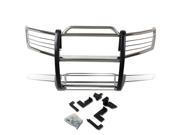 For 07 14 Toyota FJ Cruiser Front Bumper Protector Brush Grille Guard Chrome 08 09 10 11 12 13