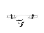 STAINLESS STEEL DOUBLE BAR REAR BUMPER PROTECTOR GUARD FOR 06 12 TOYOTA RAV 4