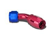 10AN 45 Degree Swivel Fuel Line Hose Flare Union Adapter With Reusable End