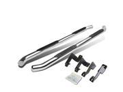 CHROME 3 SIDE STEP NERF BAR RUNNING BOARD FOR 05 16 TOYOTA TACOMA EXT ACCESS CAB