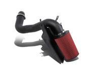 WRINKLE FINISH ALUMINUM COLD AIR INTAKE HEAT SHIELD FOR 98 03 SONOMA S10 2.2 4CYL