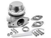 38mm Bolt on 14 PSI 3.9 External Turbo Exhaust Manifold Wastegate Silver