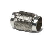 3 Inlet Stainless Steel Double Braided 4 Flex Pipe Connector 6 Overall Length