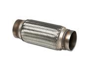 3.5 Inlet Stainless Steel Double Braided 10 Flex Pipe Connector 12 Overall Length