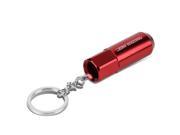 Aluminum Acorn Tuner Lug Nut Style Keychain Red
