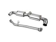 DUAL PATH BOLT ON STAINLESS 3.5 TIP CAT CATBACK EXHAUST SYSTEM 04 11 MAZDA RX 8