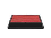 Honda Civic D16Y8 B16 Reusable Washable Replacement High Flow Drop in Air Filter Red
