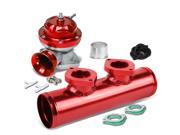 Adjustable Turbo Blow Off Valve Dual Type Rs 2.5 Flange Pipe Adaptor PSI Red