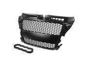 Audi A3 RS Style ABS Plastic Honeycomb Mesh Front Grille Black 2nd Gen Typ 8P