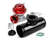 30 PSI Adjustable Turbo Blow Off Valve Type Rs 2.5 Flange Pipe Adaptor Red
