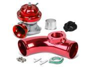30 PSI Adjustable Rs Turbo Blow Off Valve 80 Degree Flange Pipe Adaptor Red