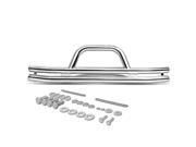 OE STYLE CHROME STAINLESS STEEL FRONT BRUSH GRILLE GUARD FOR 87 06 JEEP WRANGLER