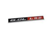 METAL BUMPER TRUNK GRILL EMBLEM DECAL STICKER BLACK RED FOR 6.0 CHEVY GM LS2 LS