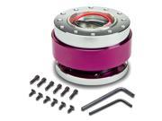 Alumininum Quick Release Kit Silver Body With Purple Ring