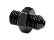 4AN Anodized T 6061 Aluminum Black Straight Oil Line Fitting Adapter