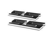 2 x Metal Emblem Decal Logo Trim Badge 2 x Metal Emblem Decal Logo Trim Badge