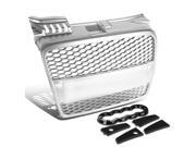 For 05-08 Audi A4/ A4 Quattro ABS Plastic RS-Style Honey Comb Mesh Front Grille (Silver) - B7 Typ 8E/ 8H 06 07 For 05-08 Audi A4/ A4 Quattro ABS Plastic RS-Style Honey Comb Mesh Front Grille (Silver) - B7 Typ 8E/ 8H 06 07