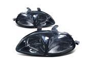 For 96-98 Honda Civic Replacement Headlight Lamp Assembly (Smoke Lens) - EJ EM EK 97 For 96-98 Honda Civic Replacement Headlight Lamp Assembly (Smoke Lens) - EJ EM EK 97