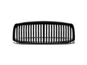 For 06-08 Dodge Ram 1500/2500/3500 ABS Plastic Vertical Front Grille (Black) - 3rd Gen DR/DH/D1/DC/DM Facelifted 07 For 06-08 Dodge Ram 1500/2500/3500 ABS Plastic Vertical Front Grille (Black) - 3rd Gen DR/DH/D1/DC/DM Facelifted 07