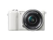 Sony a5100 16 50mm DSLR Camera with 3 Inch Flip Up LCD White