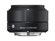 Sigma 30mm f 2.8 DN Lens for Micro Four Thirds Cameras Black