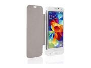 NAZTECH 3200mA Battery Power Case Flip Style for Samsung Galaxy S5 White 12885