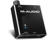 M AUDIO Bass Traveler Portable Headphone Amplifier with Dual Outputs and 2 Level Boost