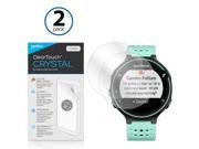 Garmin Forerunner 235 Screen Protector BoxWave [ClearTouch Crystal 2 Pack ] HD Film Skin Shields From Scratches for Garmin Forerunner 235