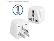 Plug Adapter BoxWave [Universal to American Outlet Plug Adapter With Ground Pin] Grounded Universal to Type A Socket Converter
