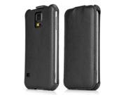 Galaxy S5 Case BoxWave [Leather Flip Case] Slim Synthetic Leather Hard Case with Soft Lining for Samsung Galaxy S5