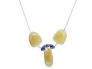Orchid Jewelry 925 Sterling Silver 79 4 9 Carat Sapphire Necklace